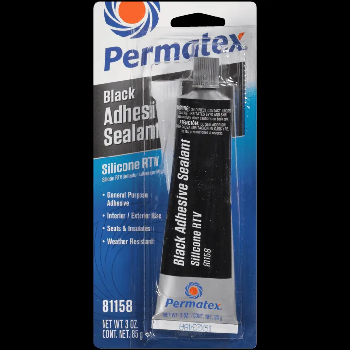 PERMATEX 273 SILICONA SELLADOR ADHESIVO NEGRO DE BAJO OLOR  TUBO  85gr