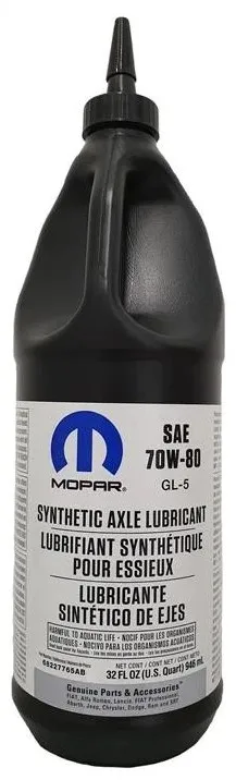 MOPAR 68227765GB HIDROLINA JEEP DODGE 70W80 1QT. 946ML.