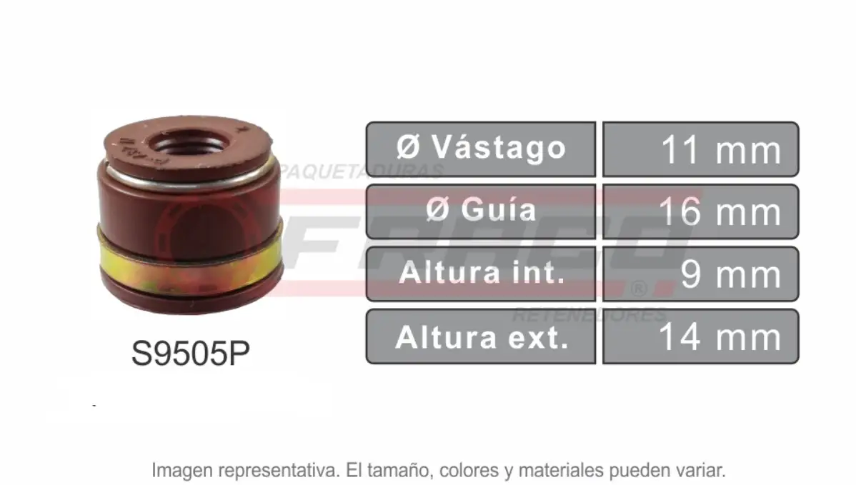 FRACO SS-45323 RETEN VALVULA JEEP 258 CHEROKEE CJ5 CJ7 COMANDO 1972-1985 6CIL 4.2L 1 UNIDAD